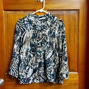 Women's Leopard Print Blouse